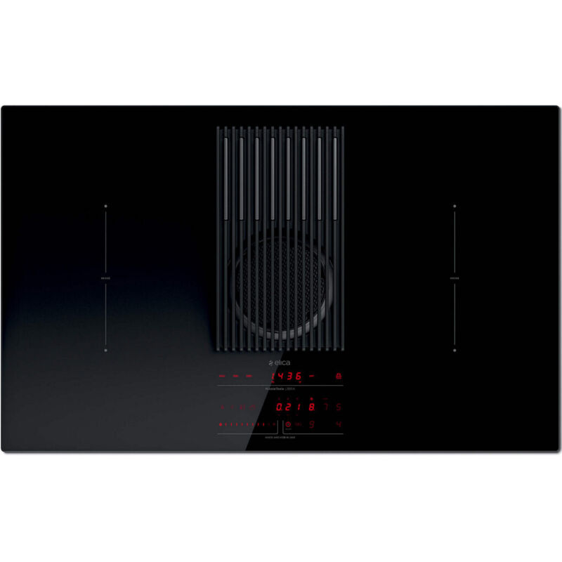 Table de cuisson aspirante induction 83cm 4 feux 7400 noir - Elica - prf0147745