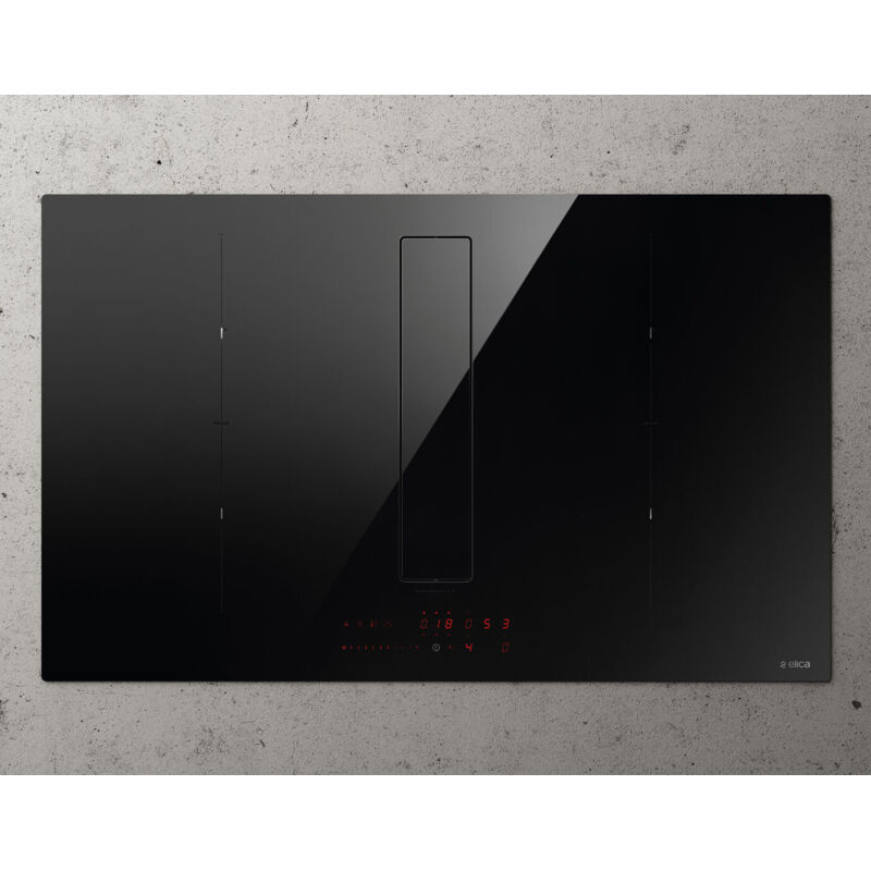 Elica - Table de cuisson aspirante induction 83cm 4 feux 7400w noir PRF0179476