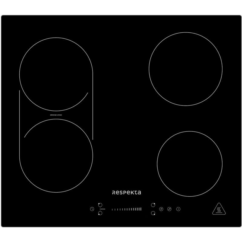Respekta - Table de cuisson autarcique à induction avec commande Slider et Bridgezone