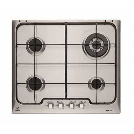 Table de cuisson Electrolux PX640UV Inox Encastrable Gaz 4 brûleurs
