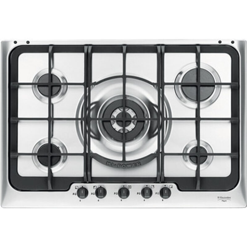 Table de cuisson Electrolux PX750UOV Inox Encastrable Gaz 5 brûleurs