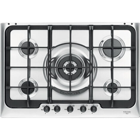 Table de cuisson Electrolux PX750UOV Inox Encastrable Gaz 5 brûleurs