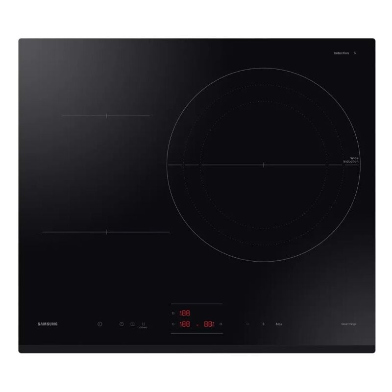 Table de cuisson induction 60cm 3 feux 7400w noir - Samsung - NZ63C4035GK