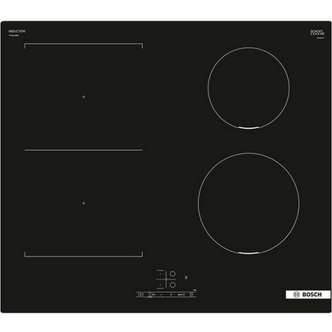 Table de cuisson induction 60cm 4 feux 7400w noir - Bosch - PVQ611BB6E - noir