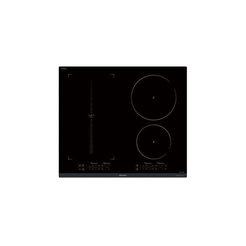 SPI9648BP - Table à induction 4 foyers - horiZone Piano 5 kW - 15 niveaux de puissance - Fonctions Boil et Rappel - 10 niveaux de sécurité - Design