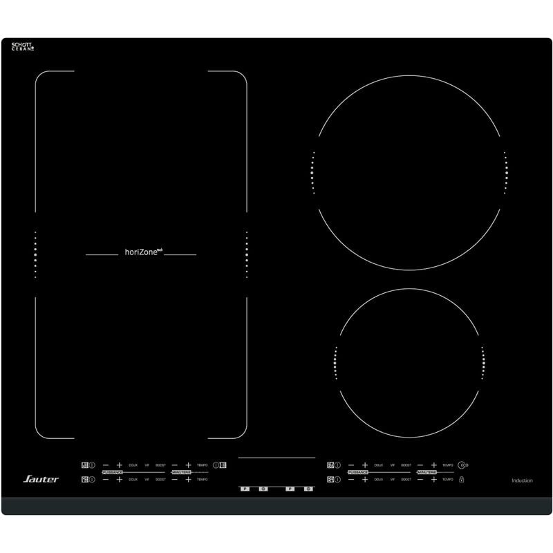 Plaque induction Sauter 9300W 59.5cm, SPI6467B