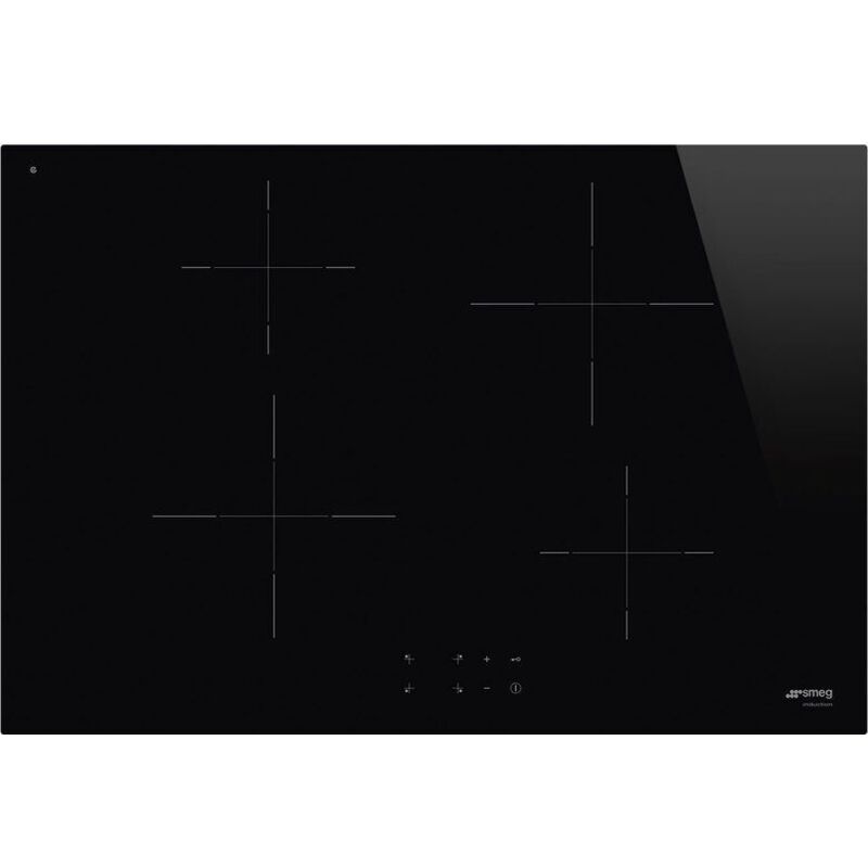 Smeg SI2741D Table de cuisson induction noire 4 zones Smeg SI2741D Table de cuisson induction noire 4 zones