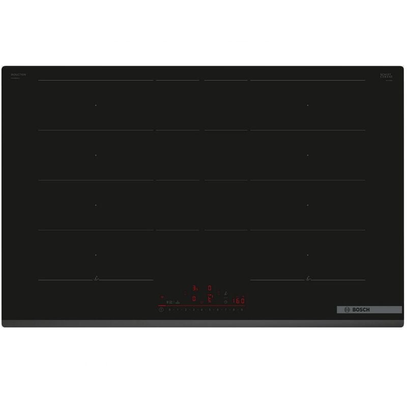 Bosch - Table de cuisson induction 80cm 4 feux 7400w noir PXY83KHC1E