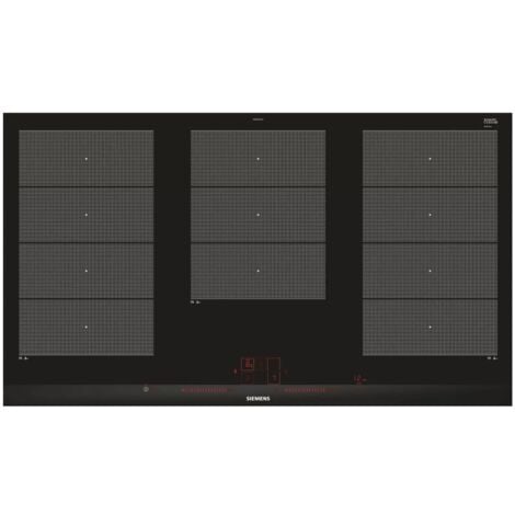 Siemens EX975LXC1E iQ700 Induktionskochfeld 90 cm Schwarz, Mit Rahmen aufliegend