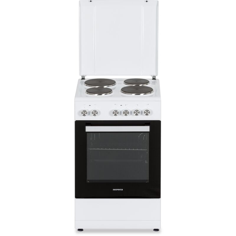 Respekta - Table de cuisson électrique 50 cm four eek a pose libre blanc