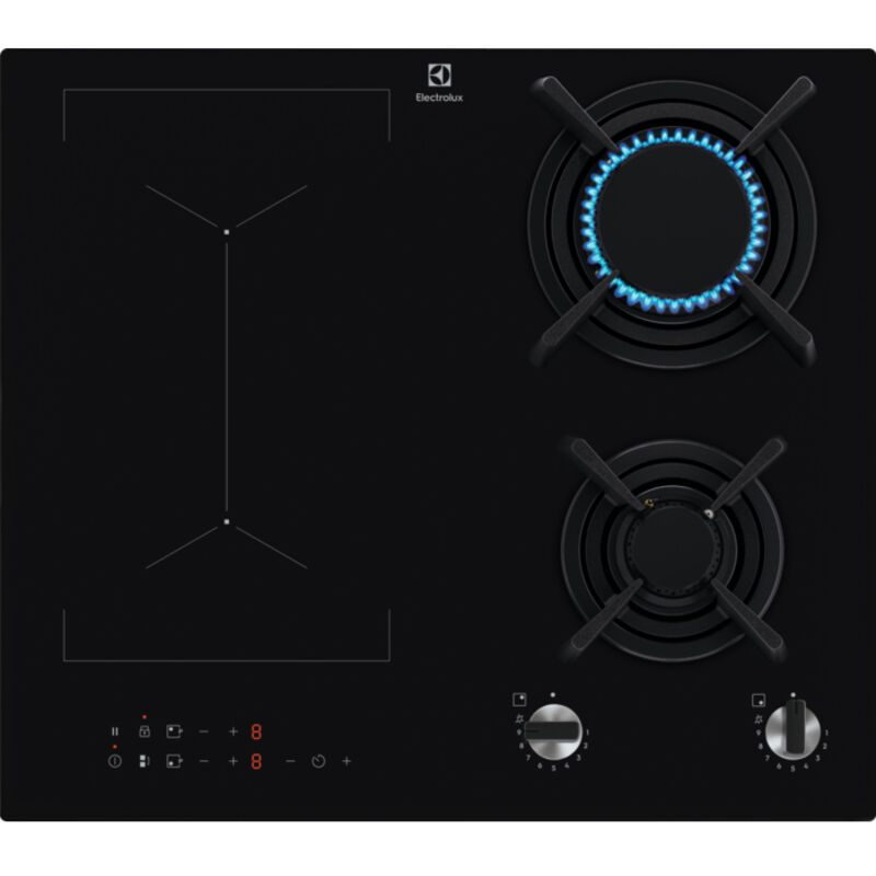 Electrolux - table de cuisson mixt induction gaz - Série 800 - Largeur (mm):590 - 4 KDI641723K