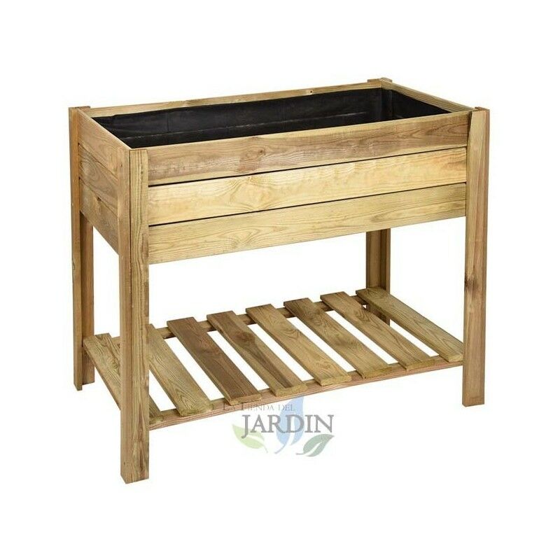 Table de culture rectangulaire en bois 100 x 50 x 75 cm