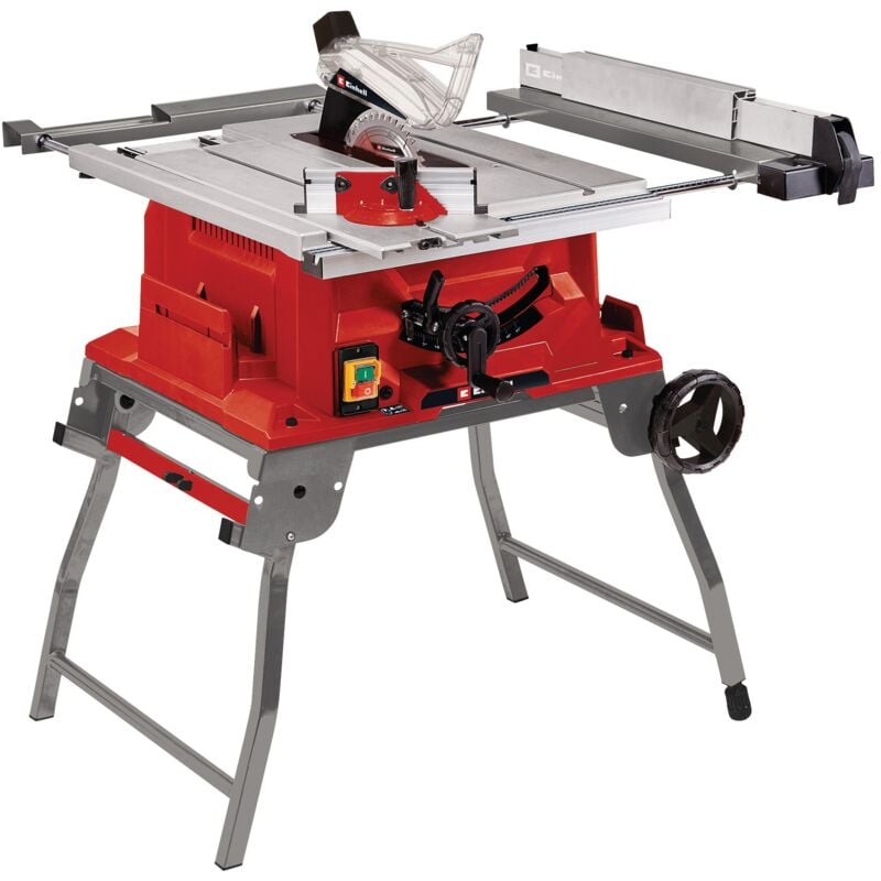 Scie circulaire sur table te-cc 250 uf (puissance max. 2 000 w, glissière de découpe, fonction de démarrage progressif, butée parallèle et butée