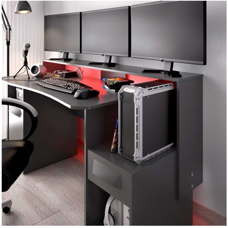 Table De Gaming Tron Avec Led