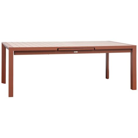 Table de jardin 10 places Evasion extensible miel/acajou - Hespéride