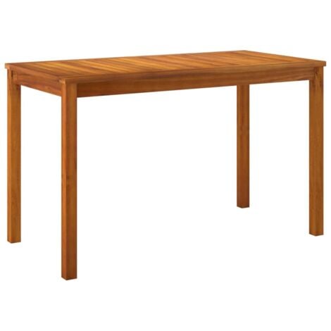 Table de jardin 110x55x67 cm Bois d'acacia solide vidaXL
