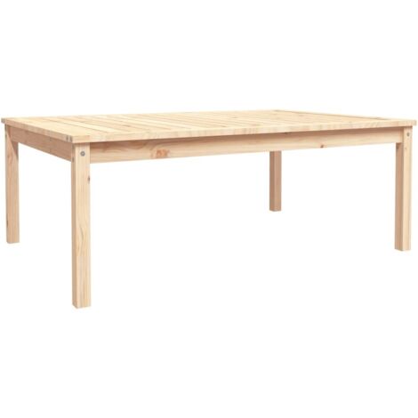 Table de jardin 121x82,5x45 bois massif de pin