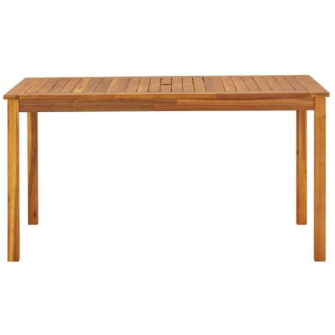Table de jardin 140x80x74 cm Bois d'acacia massif