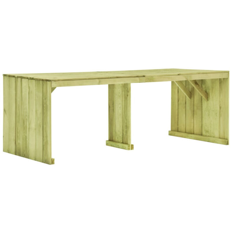 Vidaxl - Table de jardin 220x101,5x80 cm Bois de pin imprégné