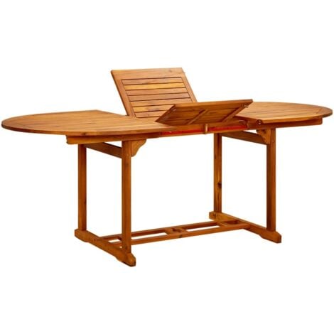 Table de jardin 200x100x75 cm Bois d'acacia massif vidaXL
