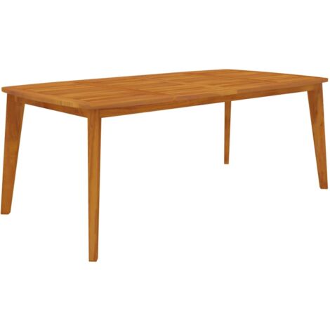 Table de jardin 200x100x75 cm Bois d'acacia solide vidaXL