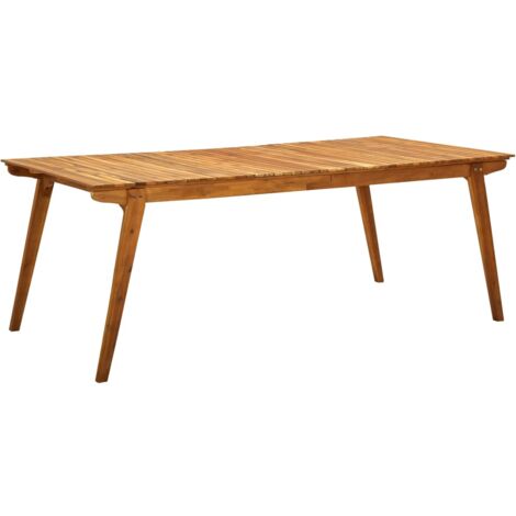 Table de jardin 201,5x100x75 cm Bois d'acacia massif vidaXL