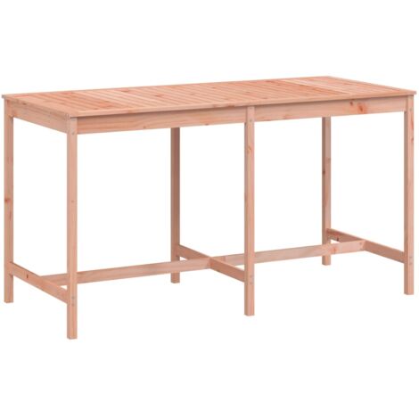 Table de jardin 203,5x90x110 bois massif de douglas