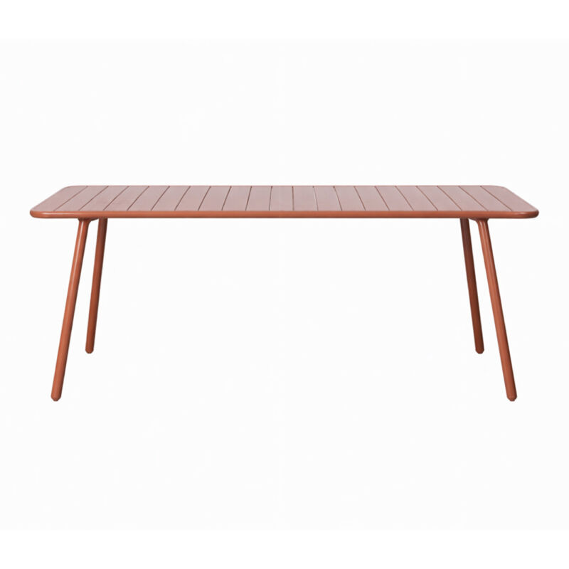 Table de jardin 8-10 places 200cm terracotta BERGAME