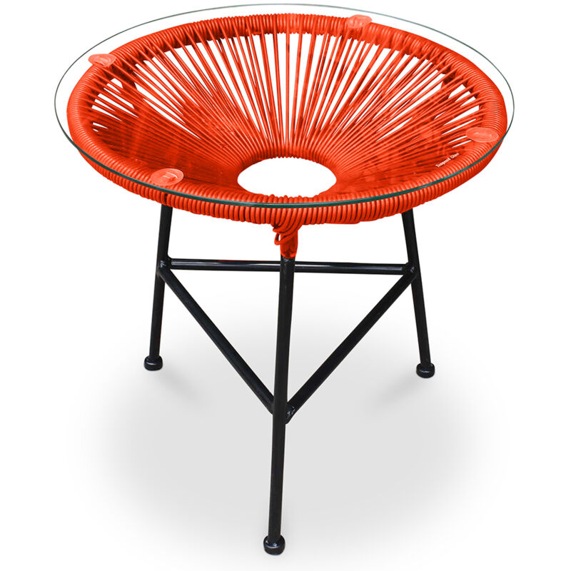 Privatefloor - Table de Jardin - Table d'Appoint - Acapulco Orange Privatefloor - Table de Jardin - Table d'Appoint - Acapulco Orange