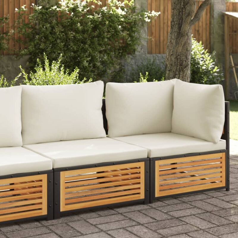 VidaXL - Gartensofa akazienholz, One Size, Braun
