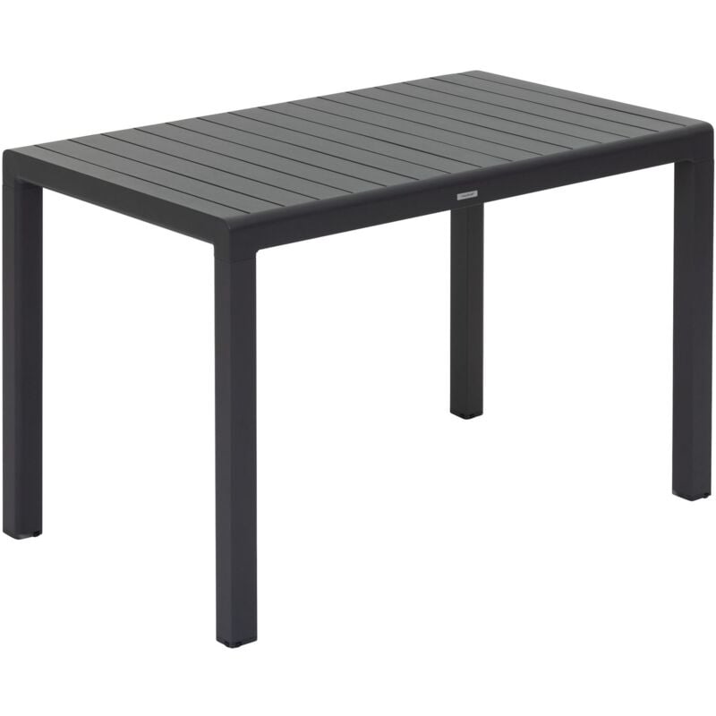 Hesperide - Table de jardin Ayora en aluminium - Dimensions : Longueur 116 cm x Largeur 74 cm x Hauteur 70 cm. - Gris foncé