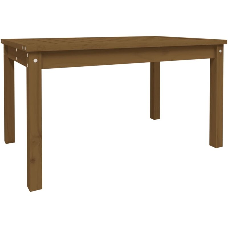 Table de jardin marron miel 82,5x50,5x45 cm bois massif de pin vidaXL