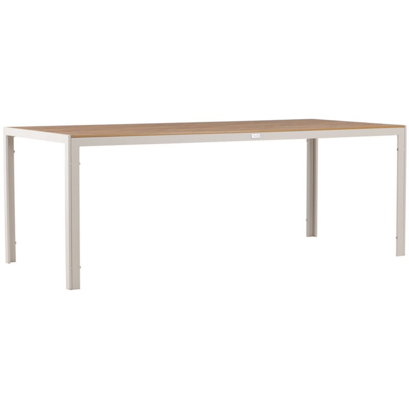 Table de Jardin "Break" 205cm Beige & Naturel Table de Jardin "Break" 205cm Beige & Naturel