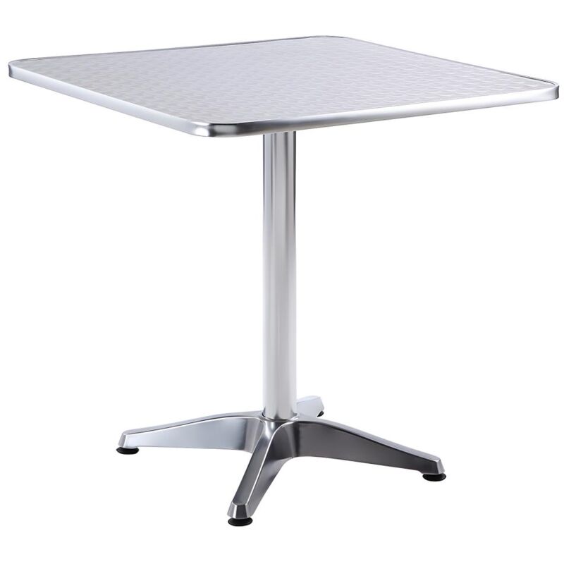 Vente-unique - Table de jardin carrée en aluminium L.70 cm - montmartre de mylia