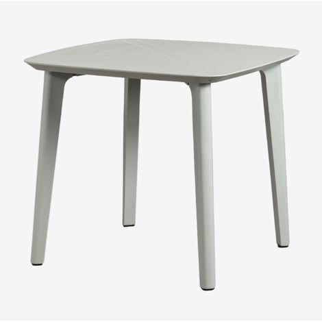 Table de jardin carrée 85x85 cm Scand SKLUM Vert Kaki