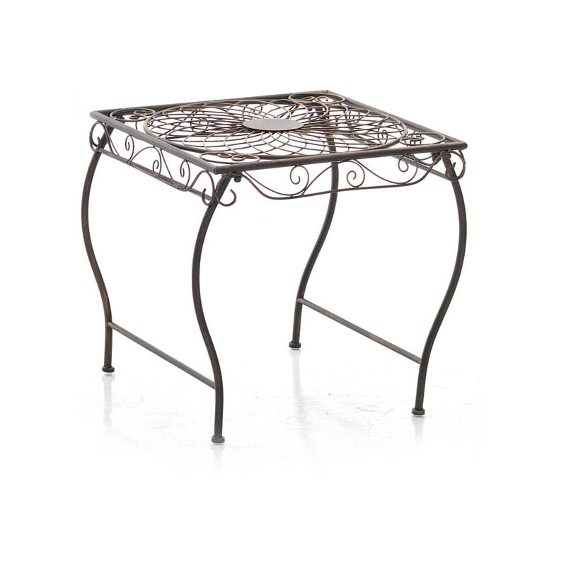 CLP - Table robuste des éléments décoratifs élégants extérieurs en fer diverses couleurs colore : Bronze