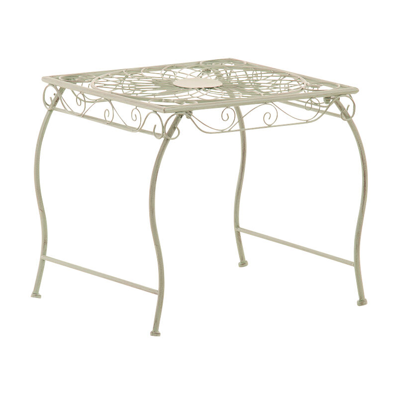 CLP - Table robuste des éléments décoratifs élégants extérieurs en fer diverses couleurs colore : Vert antique