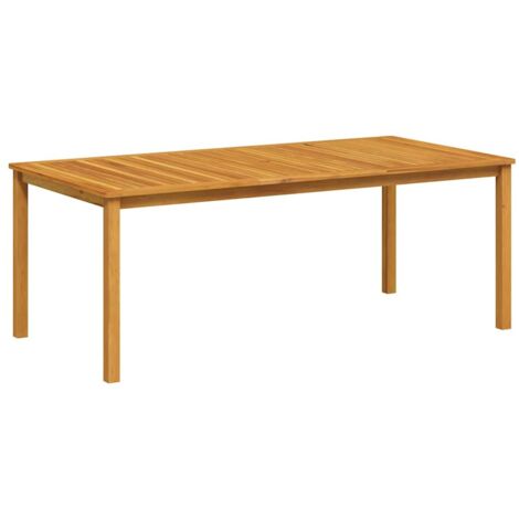 Table de jardin Contemporain - Table à manger de jardin - 200x100x74 cm Bois d'acacia massif Chic-602826