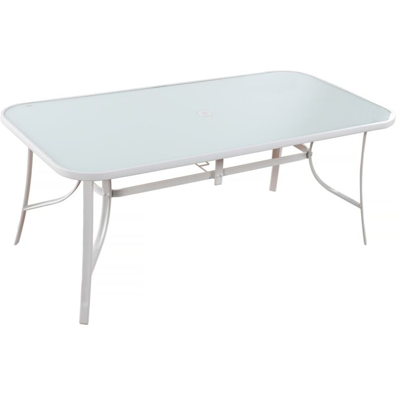 Table de jardin 'Cordoba' - Phoenix - 8 places - Blanc