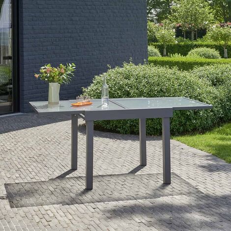 Table jardin aluminium extensible 3m40 - fuga
