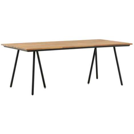 Table de Jardin en Bois "Chan" 200cm Naturel