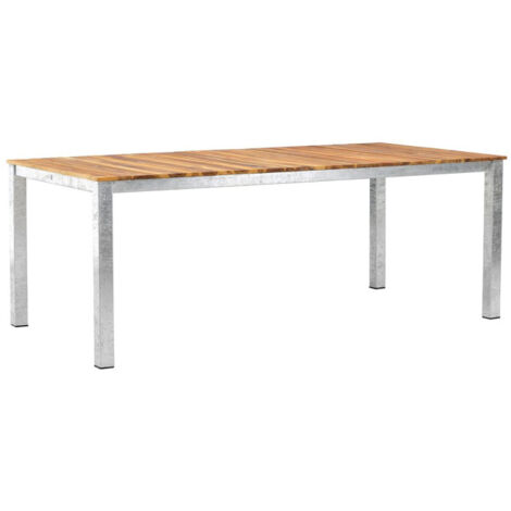 Table de Jardin en Bois "Zenia" 200cm Naturel