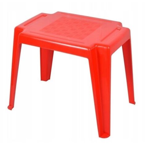 Table de jardin en plastique pour enfants Lolek rouge
