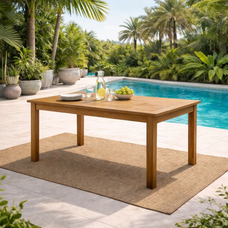Table de jardin en teck massif 150 Frida Table de jardin en teck massif 150 Frida
