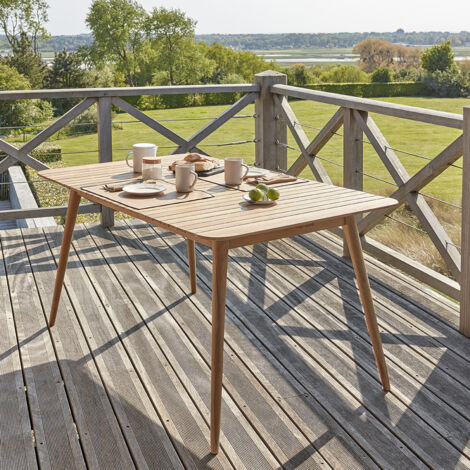 Table de jardin en teck massif 4/6 places