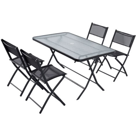 Table de jardin et 4 chaises  MAHON