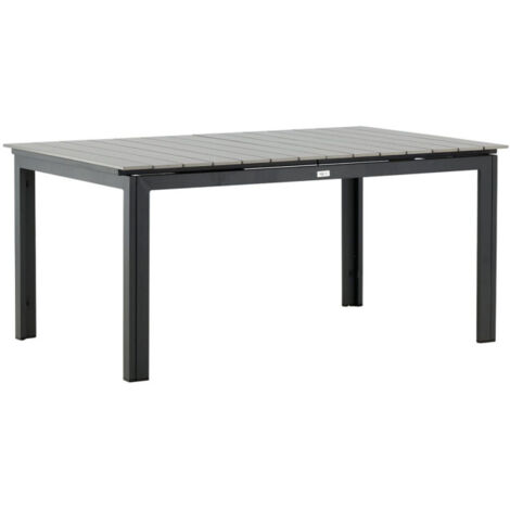 Table de Jardin Extensible "Levels" 160-240cm Noir