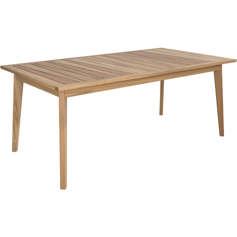 Table de jardin extensible Tunga 186/245 cm - Marron