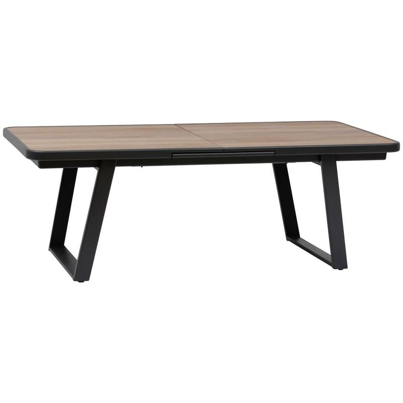 Table de jardin extensible Unisson Houblon & Graphite 10 places
