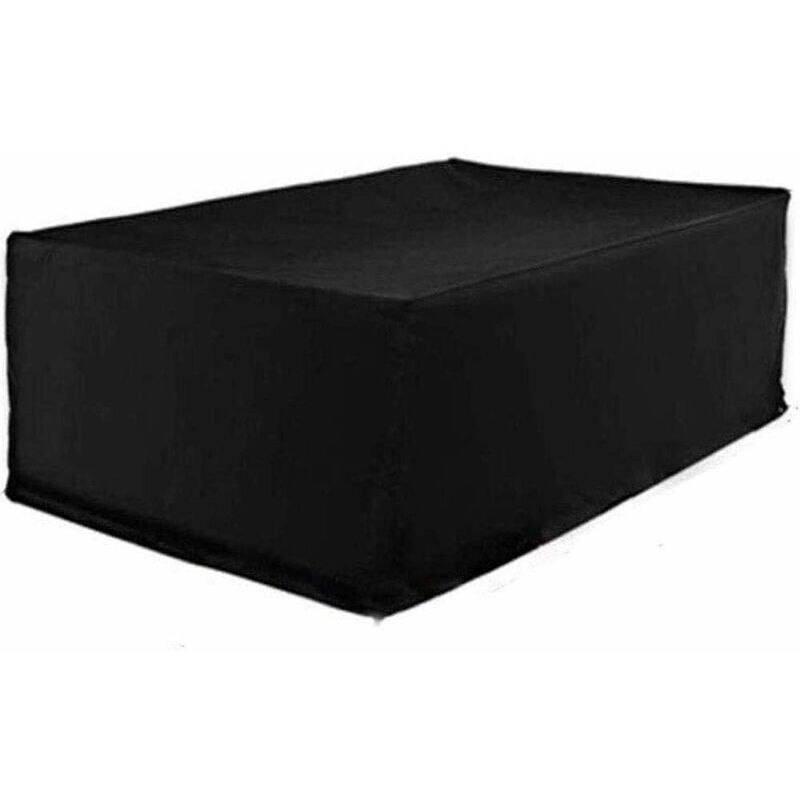 Table de Jardin, Housse de Protection Bâche Résistante aux Intempéries et aux Déchirures 210D Oxford pour Mobilier Salon de Jardin 180 x 120 x 74cm